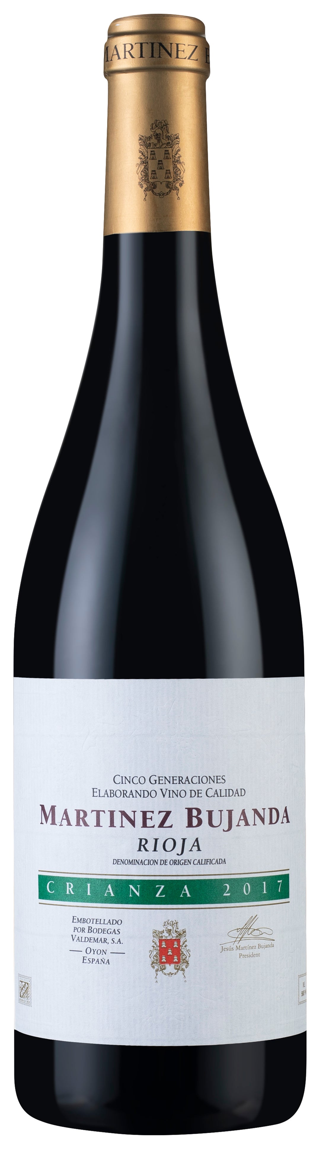 Familia Martínez Bujanda Crianza Tempranillo 2017