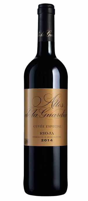 Altos De La Guardia Cuvée Especial Rioja in a wooden case 2014