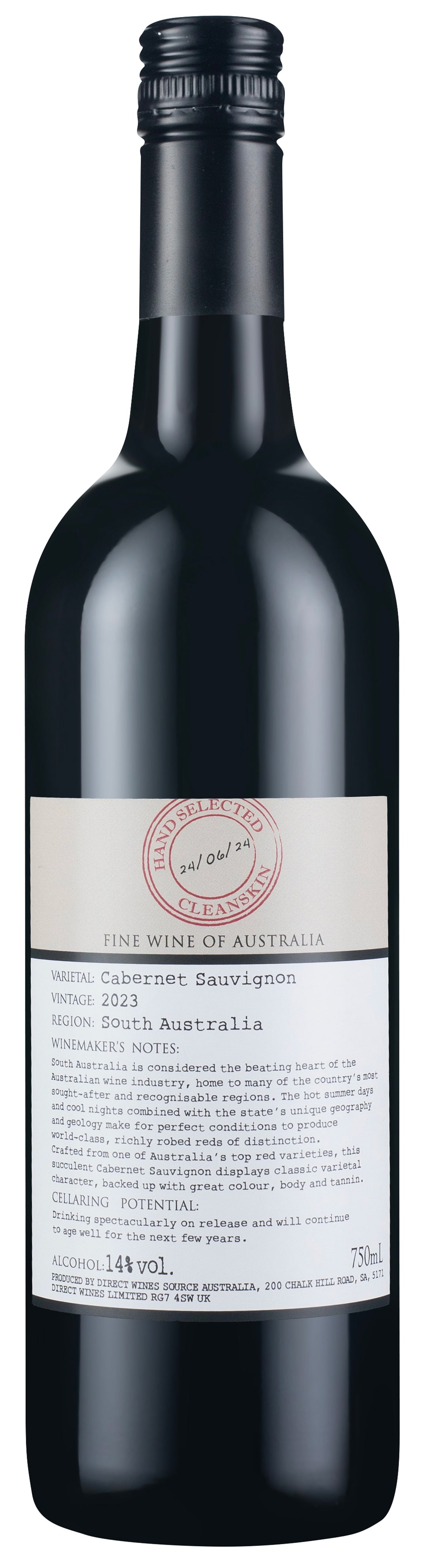 Cleanskin South Australia Cabernet Sauvignon 2023