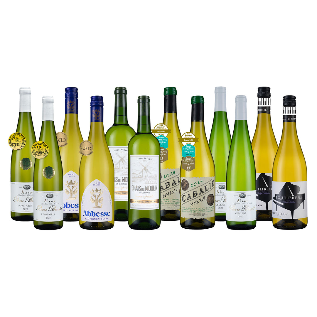 法國三大白酒產區大集合12瓶