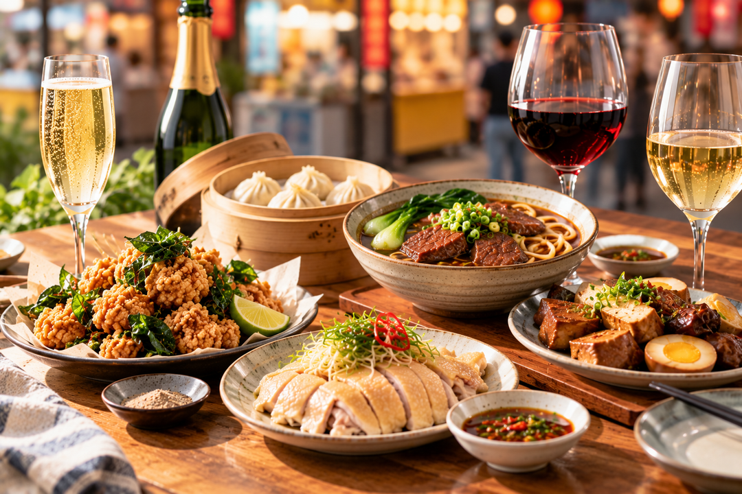 台灣日常美食餐酒搭配指南
