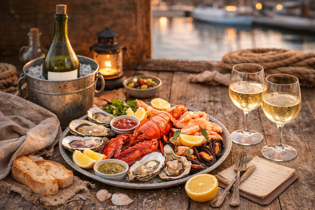 經典魚類及海鮮菜餚的葡萄酒搭配