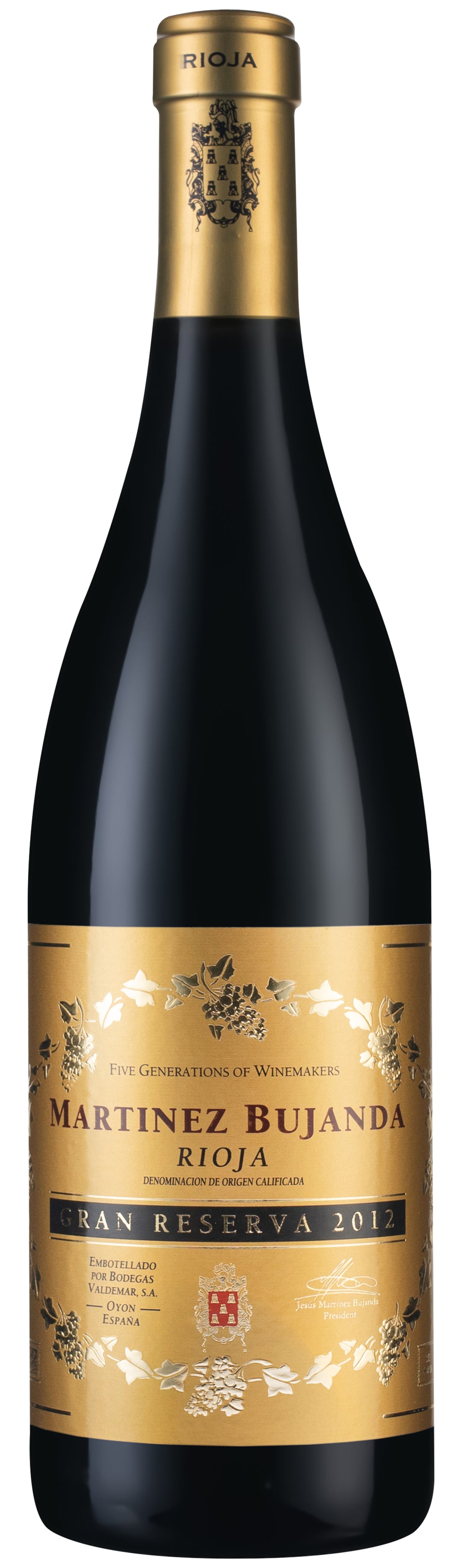 Familia Martínez Bujanda Gran Reserva Rioja 2012