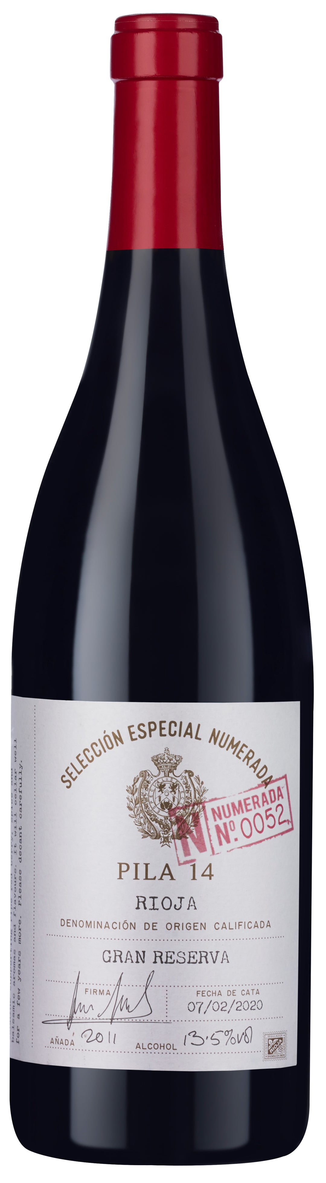 Selección Especial Numerada 52 Rioja Gran Reserva 2011
