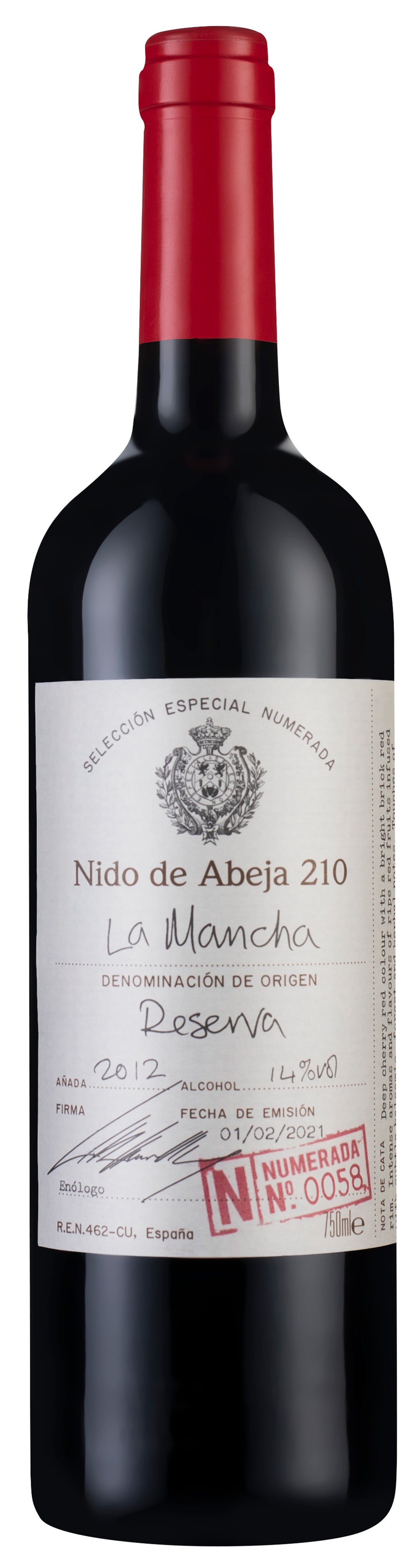 Selección Especial Numerada 58 Reserva 2012