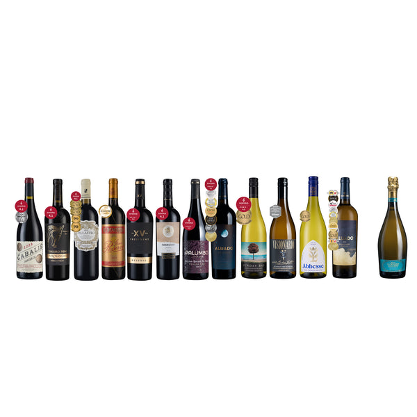 聖誕節熱銷美酒精選組合12瓶 + 1瓶免費氣泡酒