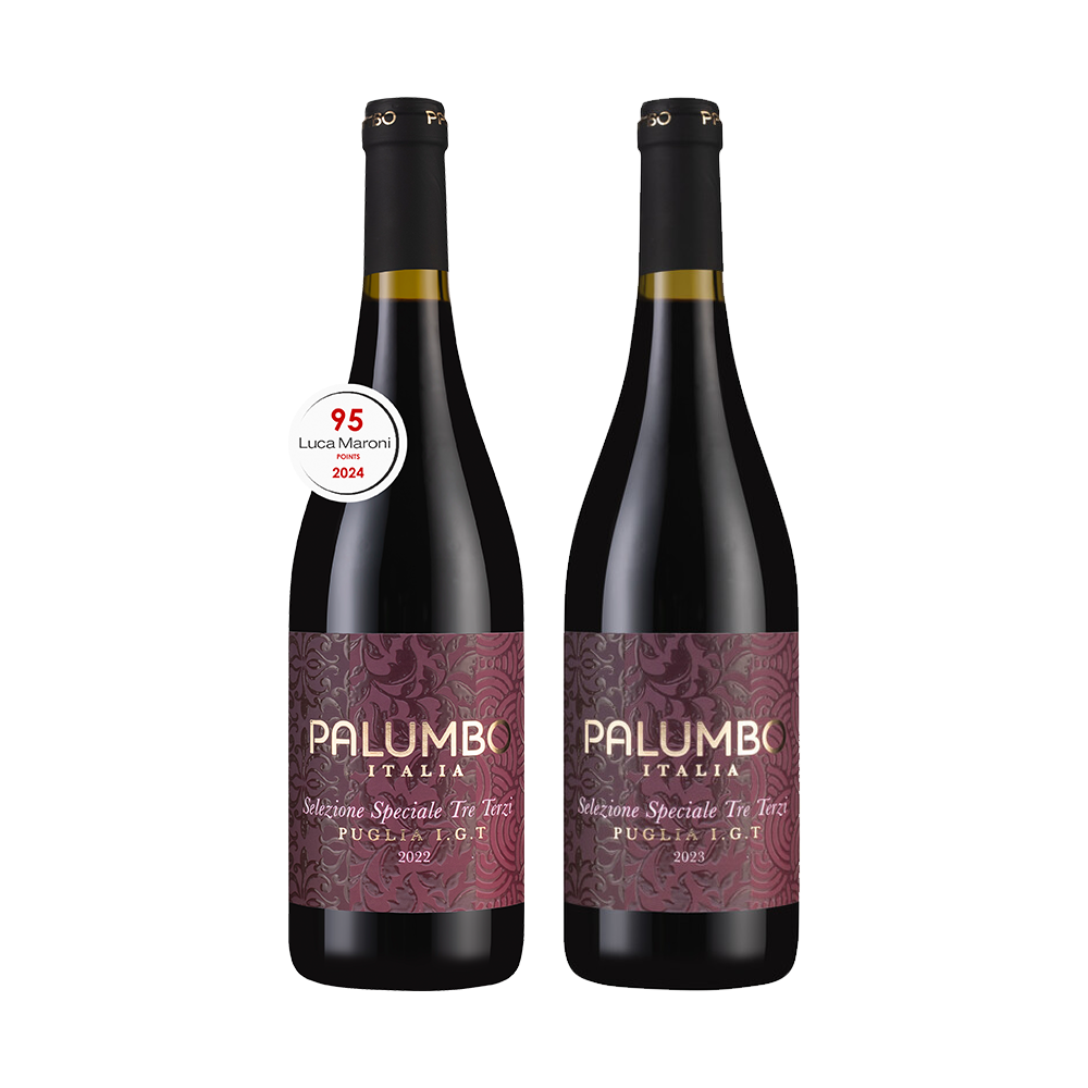 【🅟200+$498】Palumbo Puglia雙年份紅酒共2瓶