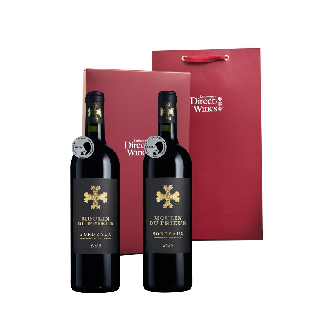 【得獎波爾多】Château Moulin du Prieur 2023 雙入禮盒組