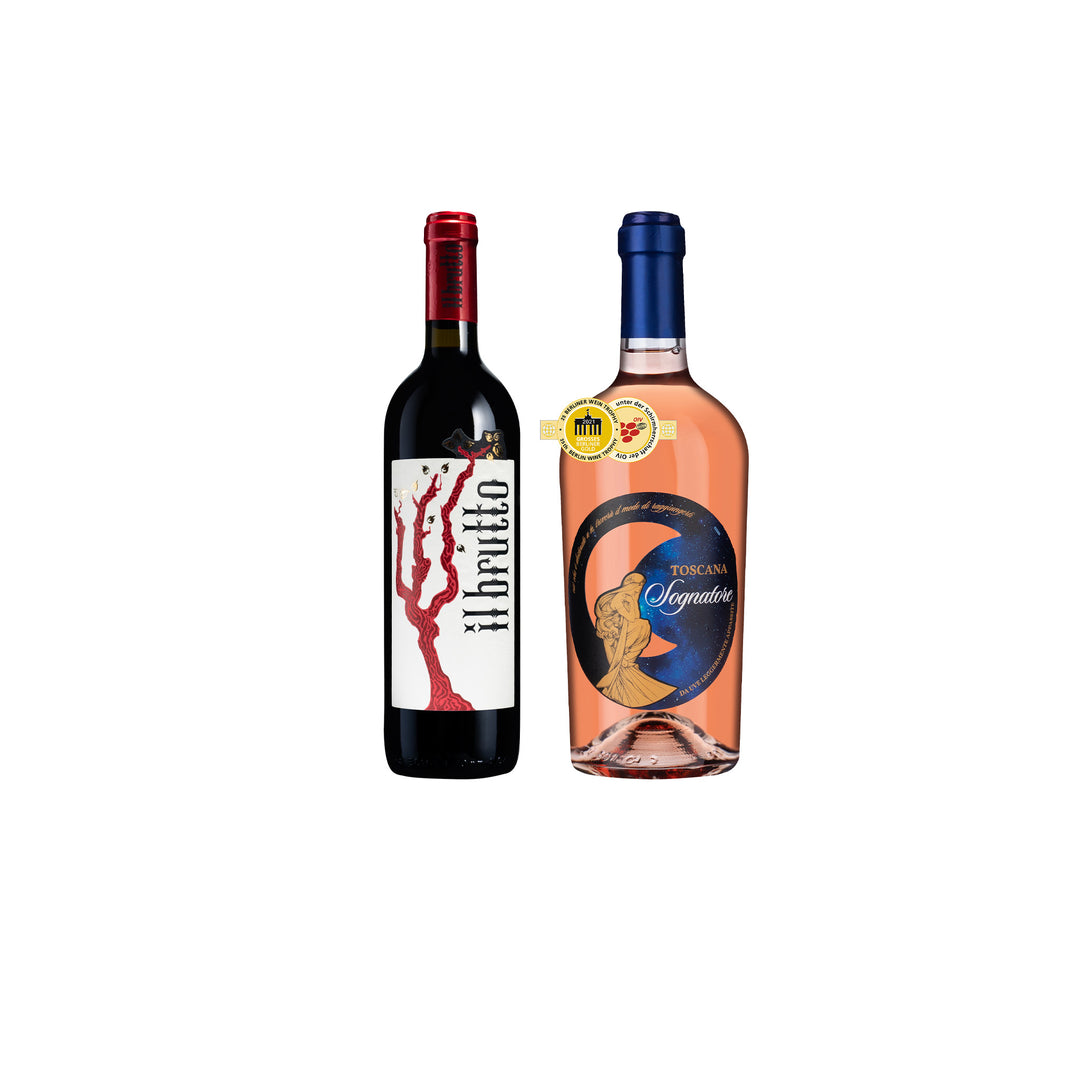 【1月品牌日贈酒2】義大利金選紅粉尊享贈禮2瓶