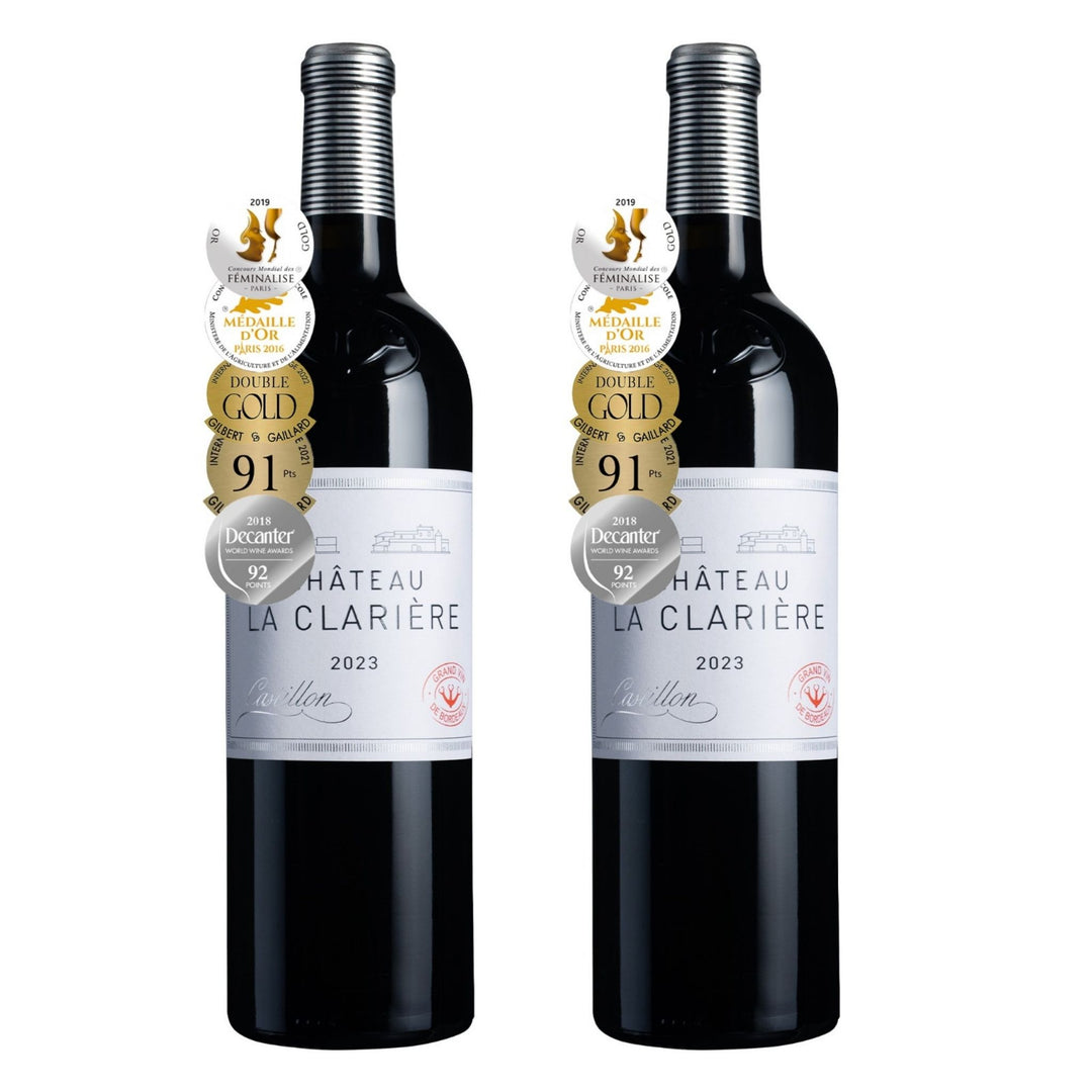 [父親節：美國商會FB粉絲專屬優惠] 波爾多紅酒2：Château La Clarière 2023 兩瓶組