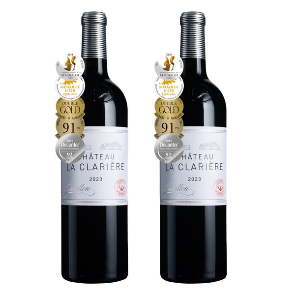 [父親節：美國商會FB粉絲專屬優惠] 波爾多紅酒2：Château La Clarière 2023 兩瓶組