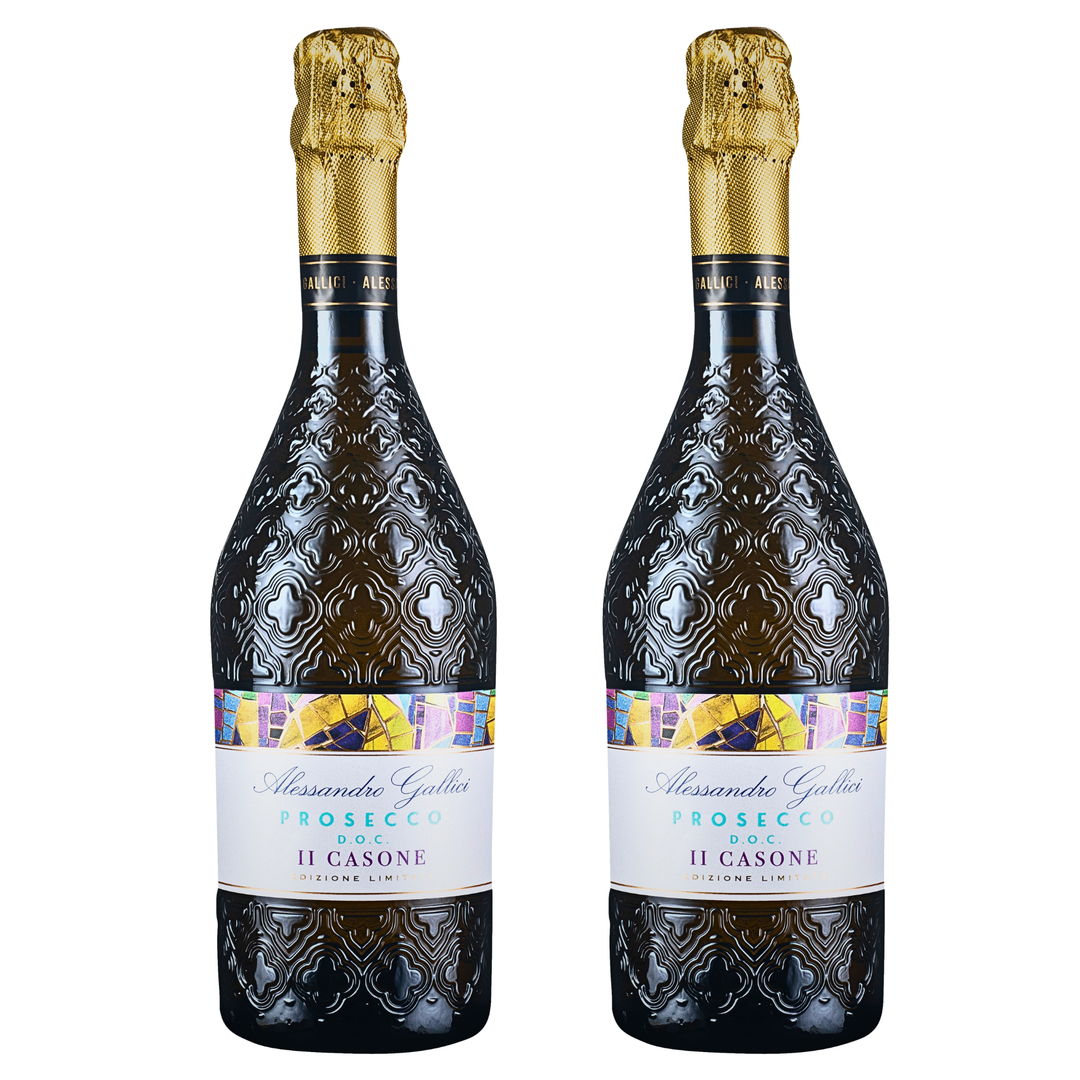 【社群限定｜單組免運】義大利名師亞歷山卓精品氣泡酒『買一送一』Alessandro Gallici Prosecco Il Casone NV 共兩瓶