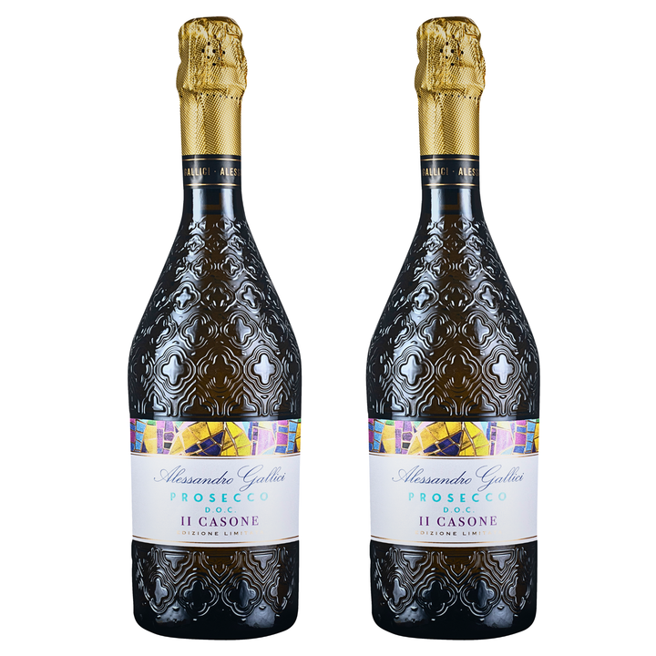 【社群限定｜單組免運】義大利名師亞歷山卓精品氣泡酒『買一送一』Alessandro Gallici Prosecco Il Casone NV 共兩瓶