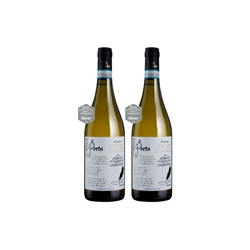 【義大利經典白酒】4折加購 Il Poeta Chardonnay 2024 2 瓶