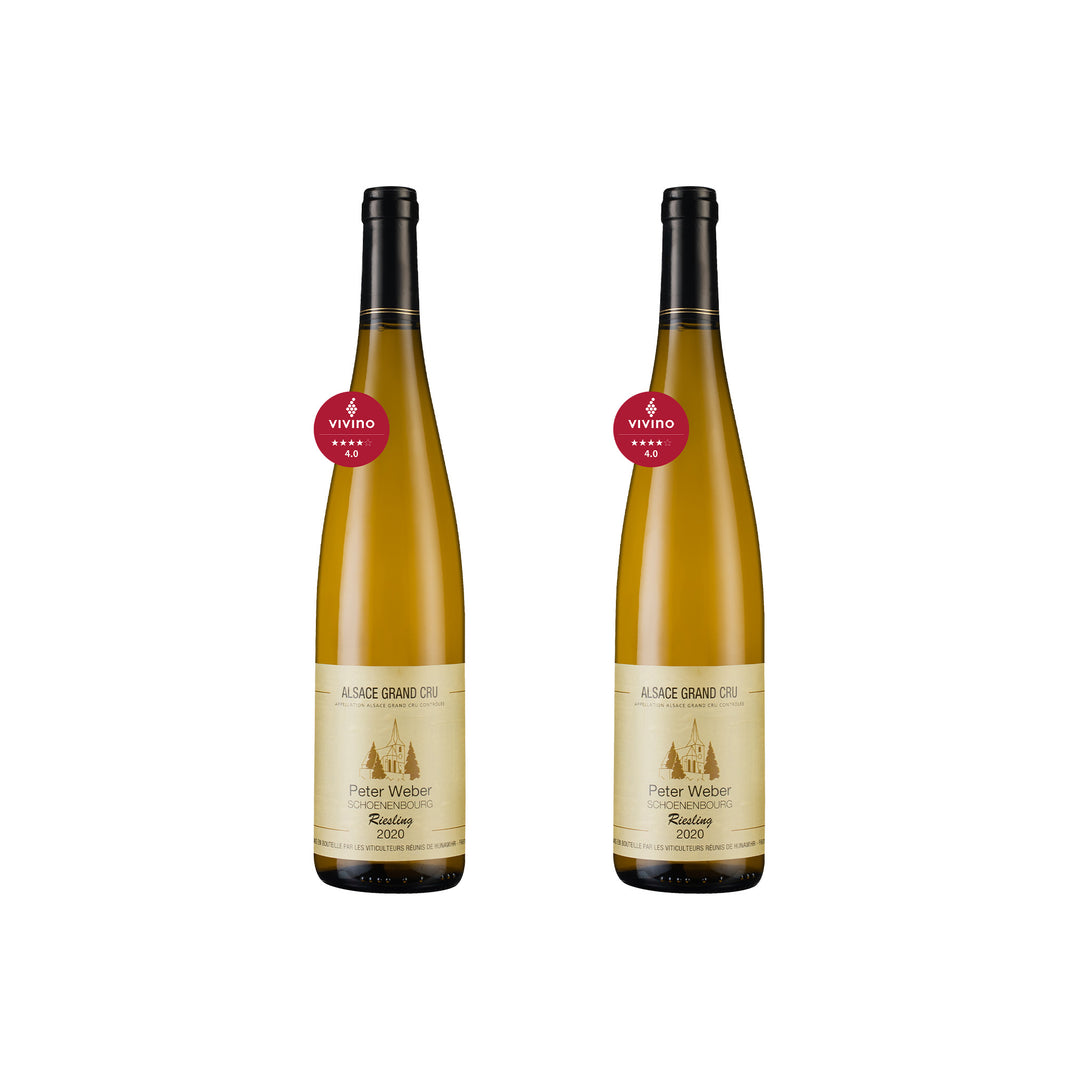 【$1,088 + 🅟50 點樂事金】超值加價購: Peter Weber Schoenenbourg Riesling Grand Cru 2020 2瓶