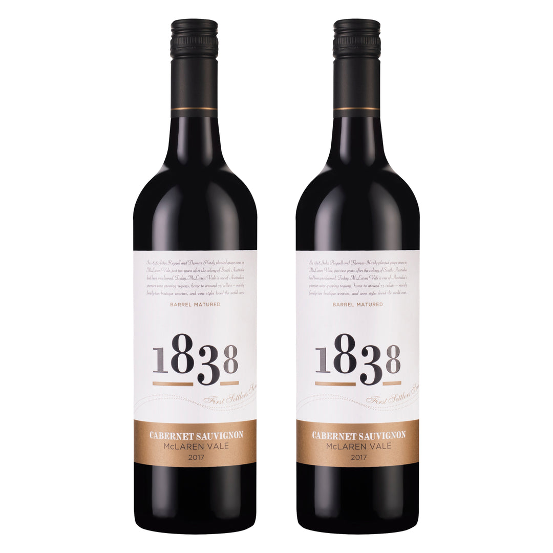 【麥克拉倫谷經典卡本內】1838 McLaren Vale Cabernet Sauvignon 2017 2瓶