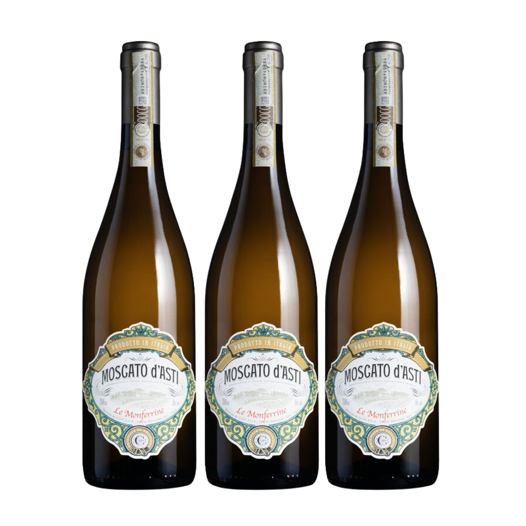【6024社群限定｜單組免運】義大利 Le Monferrine Moscato d'Asti 甜味微氣泡酒3瓶組 
