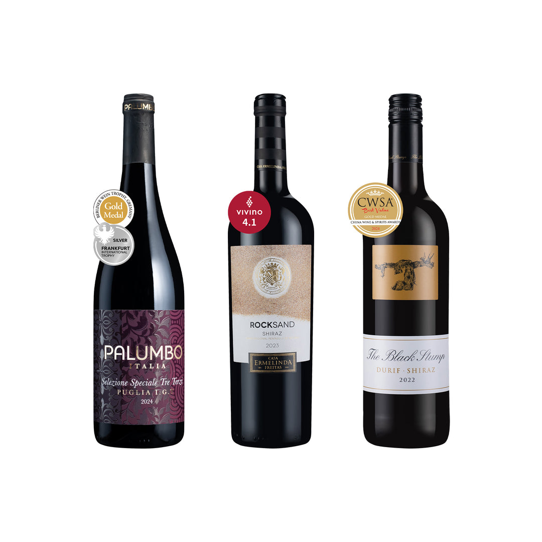 【元大卡友特惠】Vivino 4.0+ 高分紅酒組3瓶 (含運)