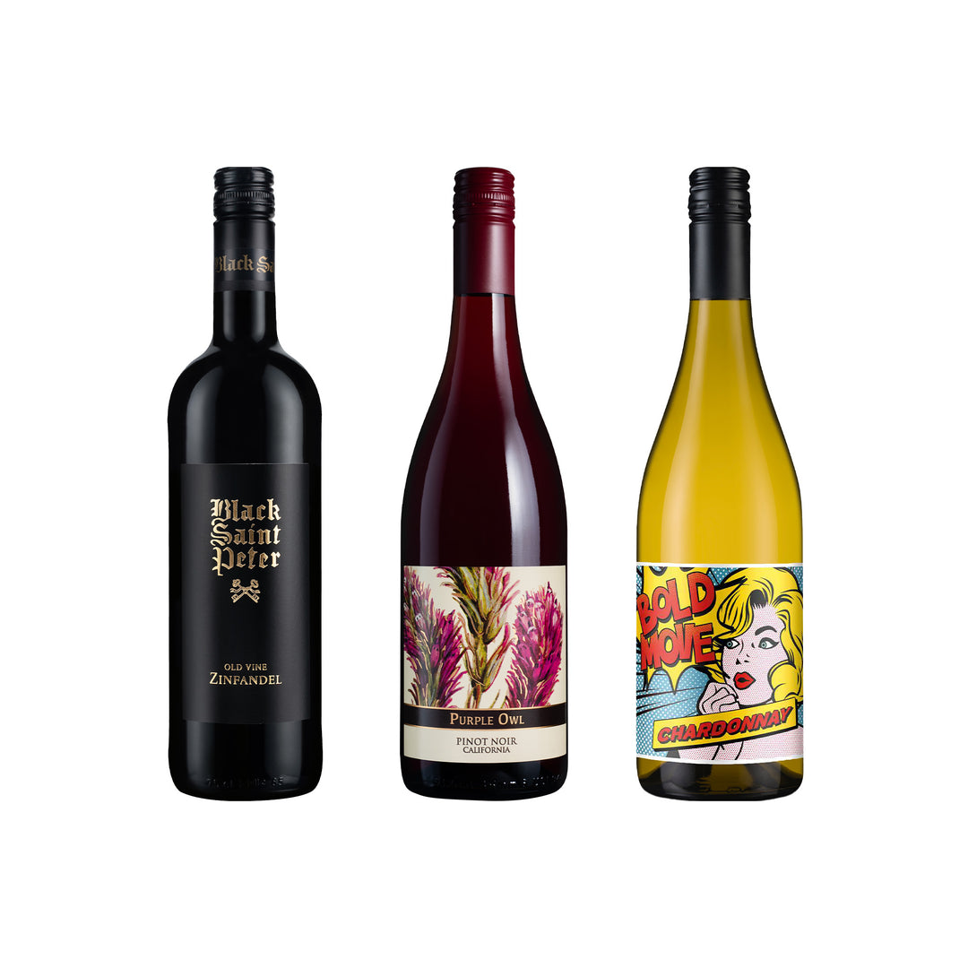 [AmCham美國商會會員專屬美酒3] Curated USA Bestselling Reds & White Trio｜嚴選美國暢銷之星紅白酒3瓶組 