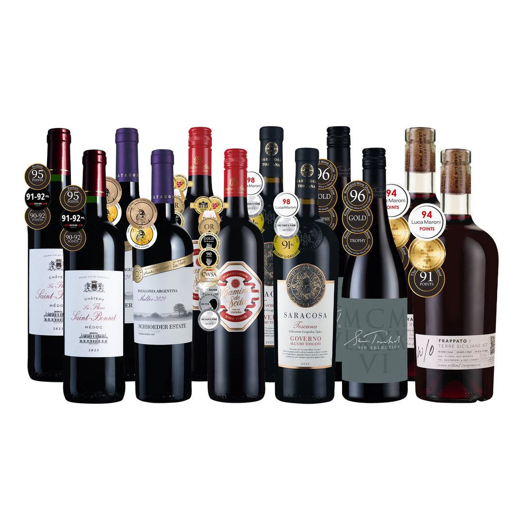 【$8,188 + 🅟100 樂事金】馬上有好事 90+ 高分酒組 12瓶