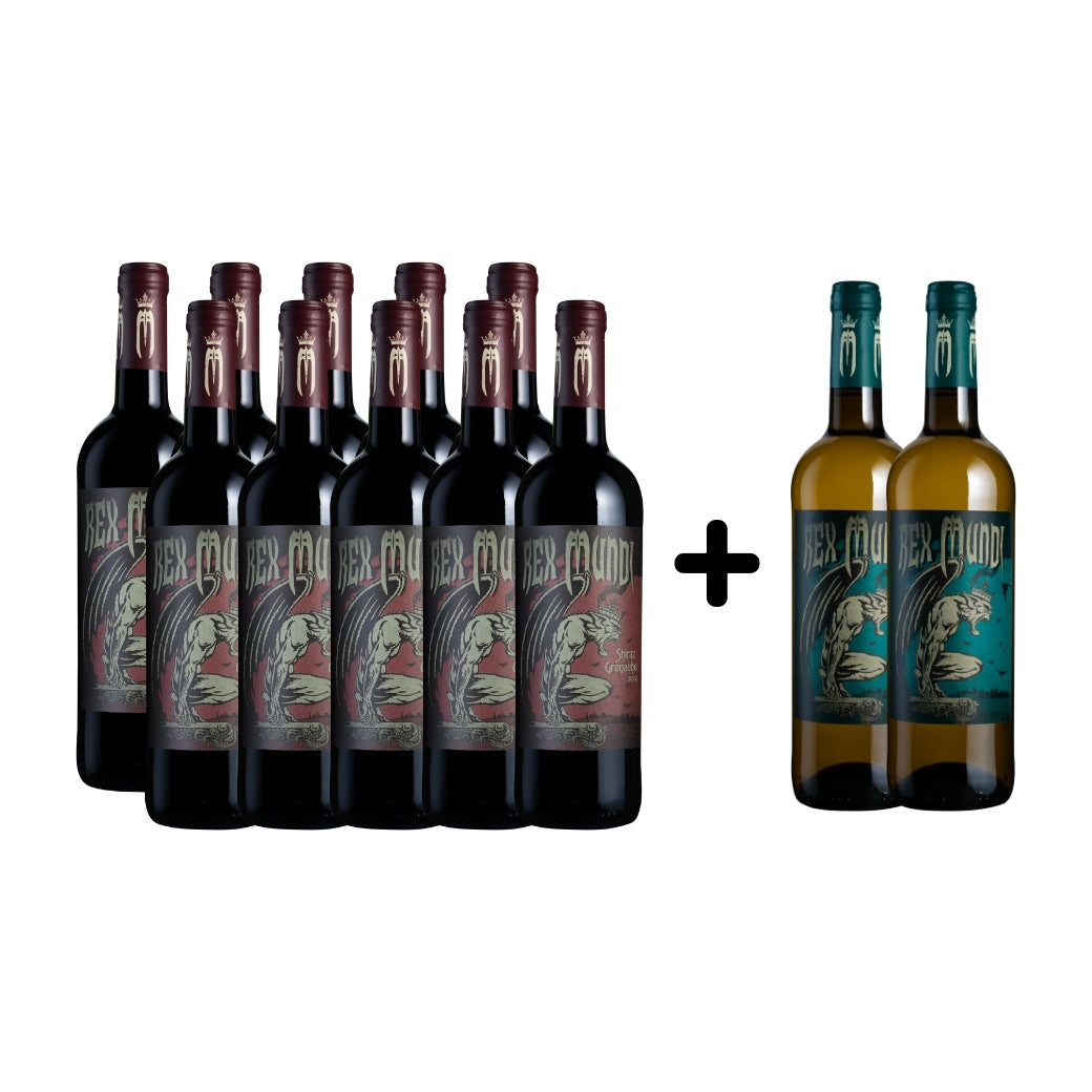 【暢銷酒款快閃｜2/20~2/23 加碼延長優惠】春酒最佳選擇 Rex Mundi 紅白酒選12瓶