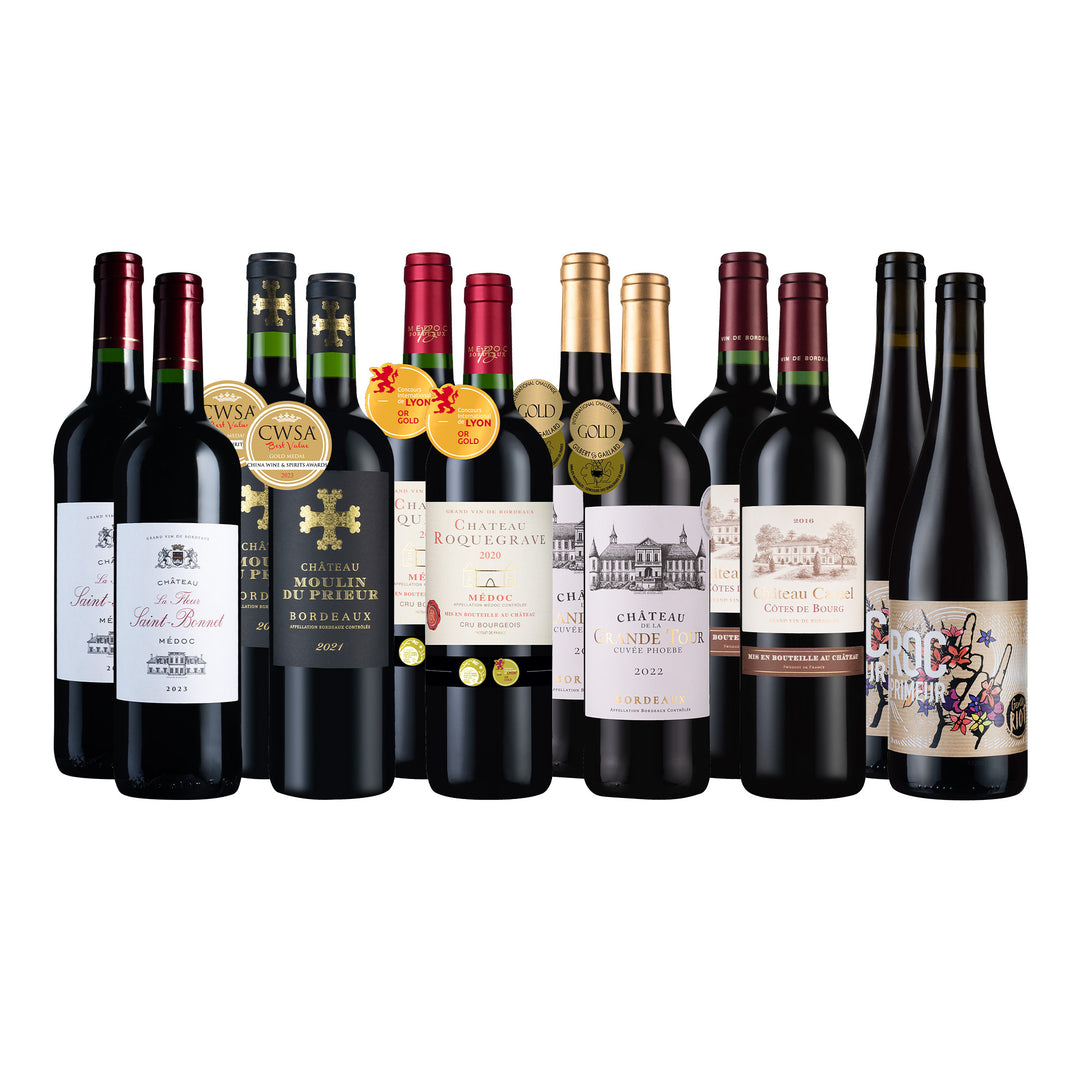 殿堂級波爾多名釀組 12瓶