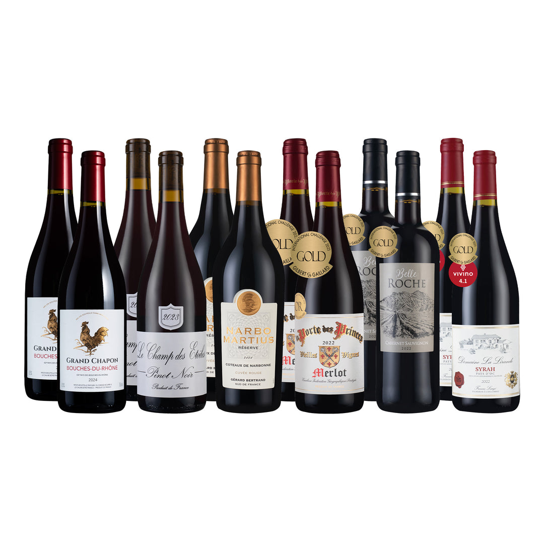 經典法國隆河南法聖誕組 12瓶