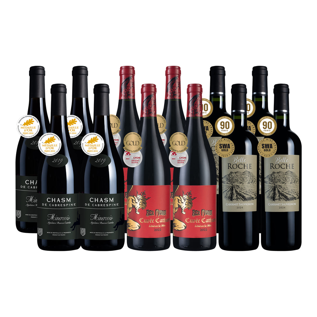 馬到成功法國金牌紅酒12瓶