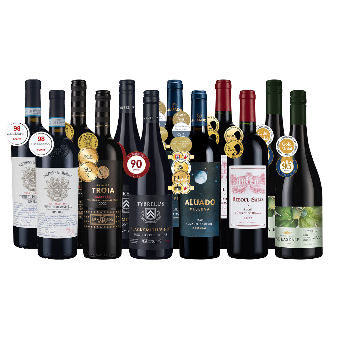 馬年環遊世界90+高分紅酒12瓶