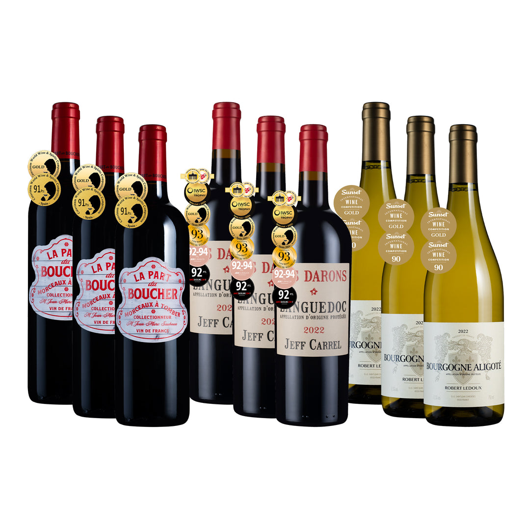 十項大獎法蘭西紅白美酒組 12瓶