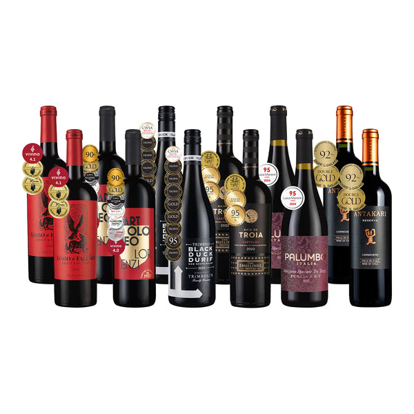 世界高分名酒選12瓶+長榮航空獎勵哩程1000哩