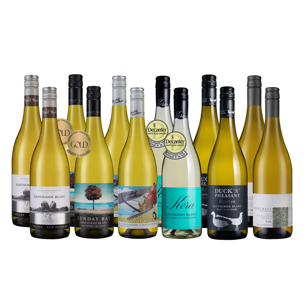 紐西蘭經典白蘇維儂白酒組12瓶
