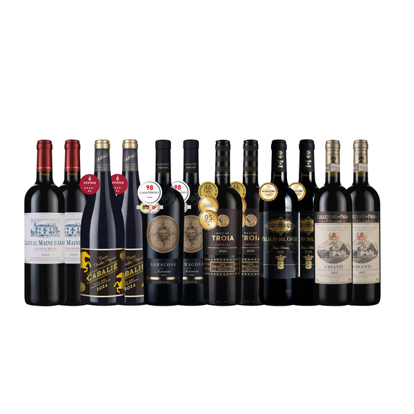 【官網限定】年節歡聚必備紅酒組12瓶