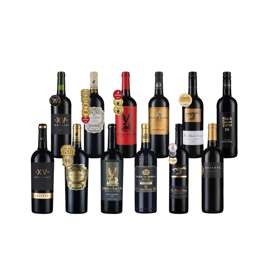 經典x尊享紅酒精選組12瓶 (12款各1瓶)