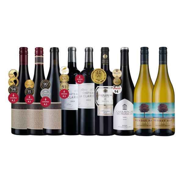 【官網限定】四大酒莊一次GO！垂直品飲體驗組9瓶