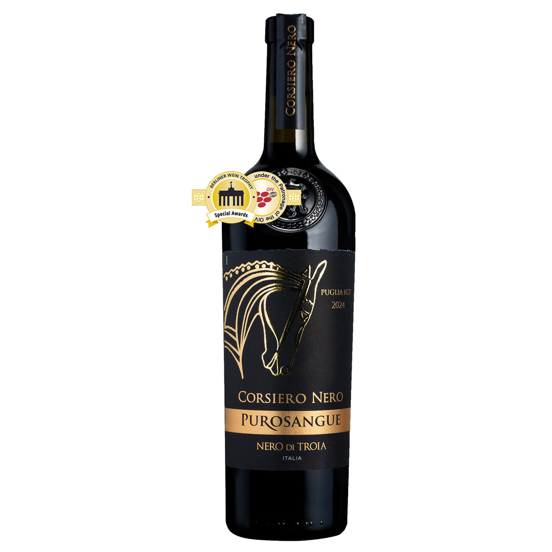 【定期購首購 5】馬力超強「黑金戰馬」Corsiero Nero Purosangue Puglia 2024