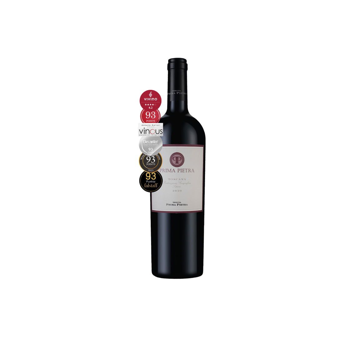 【$1,388 + 🅟50 樂事金】超值加購2： 狂掃四個93 高分超高評價！ Prima Pietra 2020 乙瓶