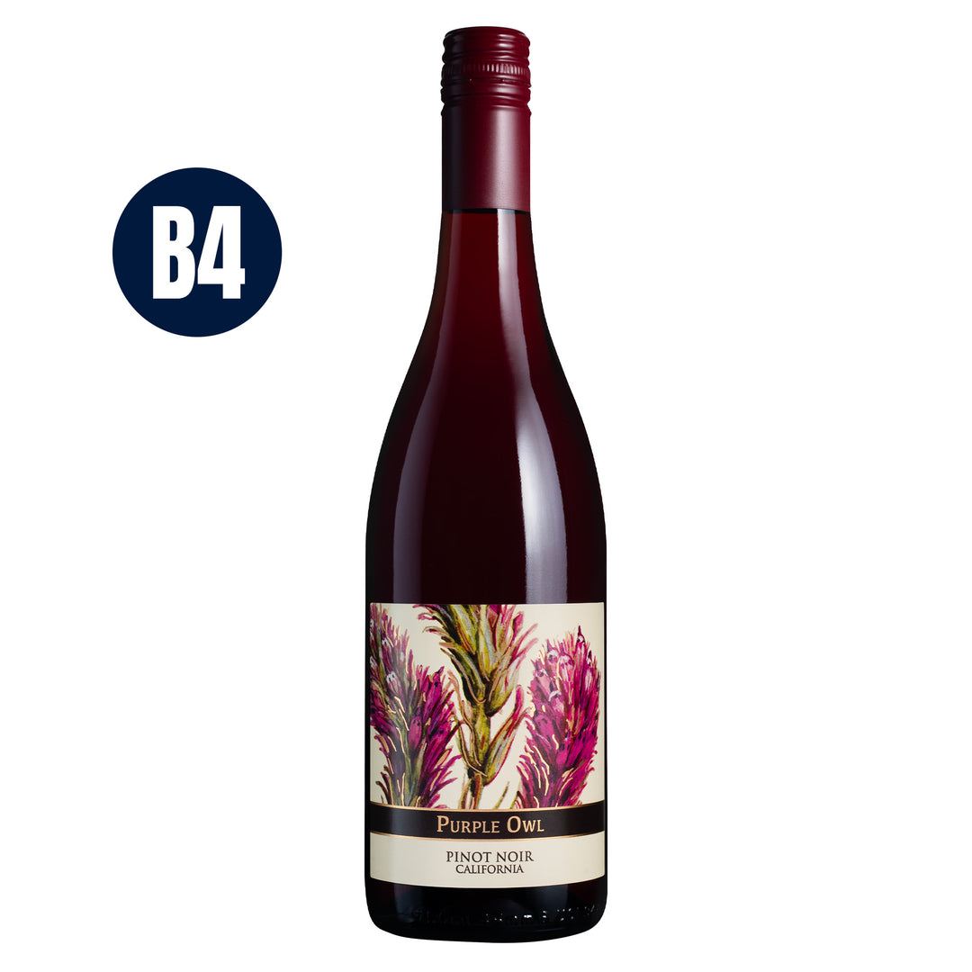 B4-清新優雅美國黑皮諾  Purple Owl Pinot Noir 2023