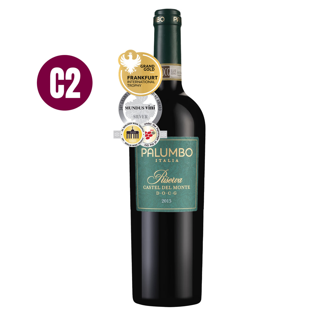 C2-雙金一銀的義大利冠名陳釀 Palumbo Riserva Nero di Troia 2015