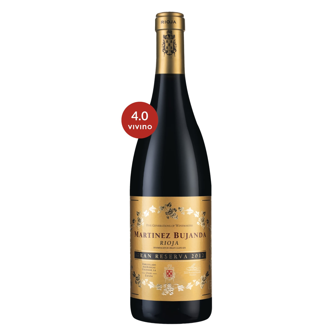 【里奧哈百年名莊旗艦】 Familia Martínez Bujanda Gran Reserva Rioja 2012  1瓶