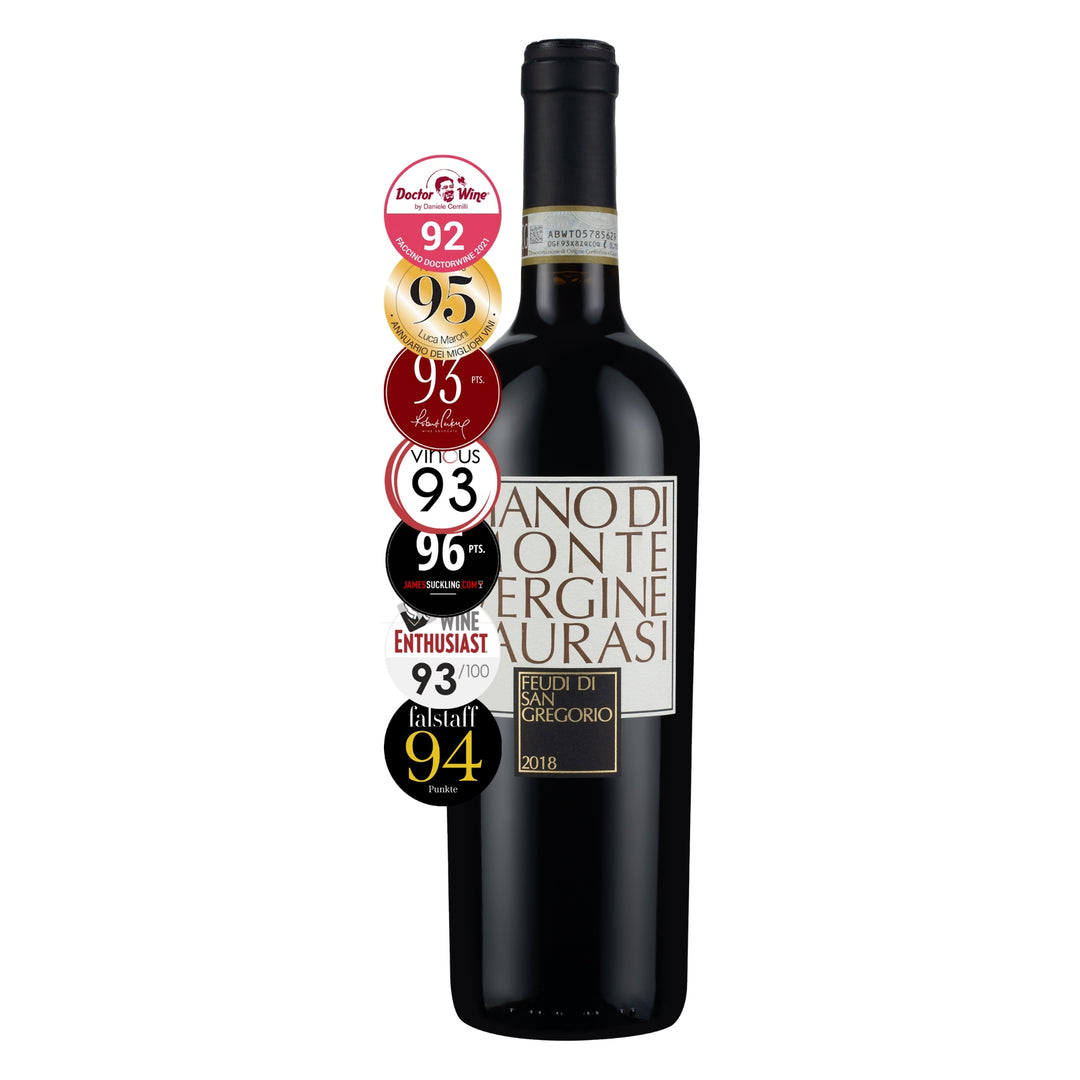 【葡萄酒顧問推薦】消費6瓶可加購Feudi di San Gregorio Taurasi Riserva Piano di Montevergine 2018 1瓶