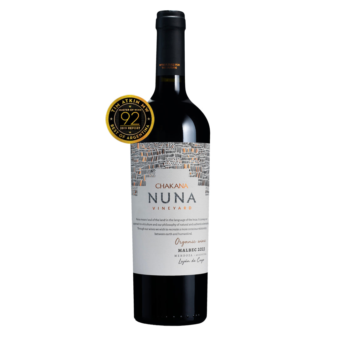 【10/27~ 10/28新酒快閃優惠】葡萄酒大師 92 分肯定 Chakana Estate Nuna Malbec 2023 1瓶