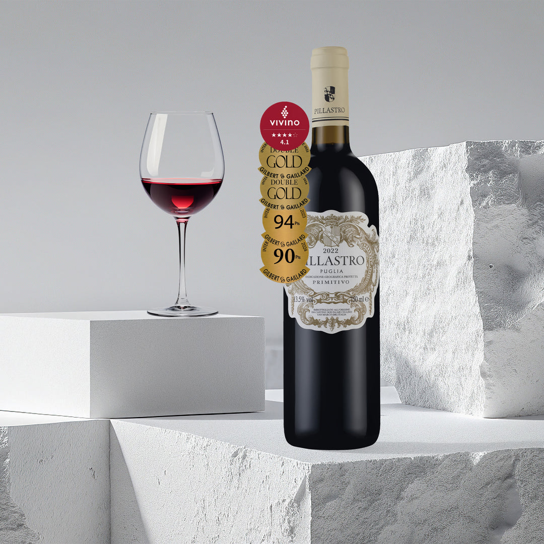 [5986 7/10 Wine Subscription Renew] M&M(7+) 2: Pillastro Primitivo Puglia 2022