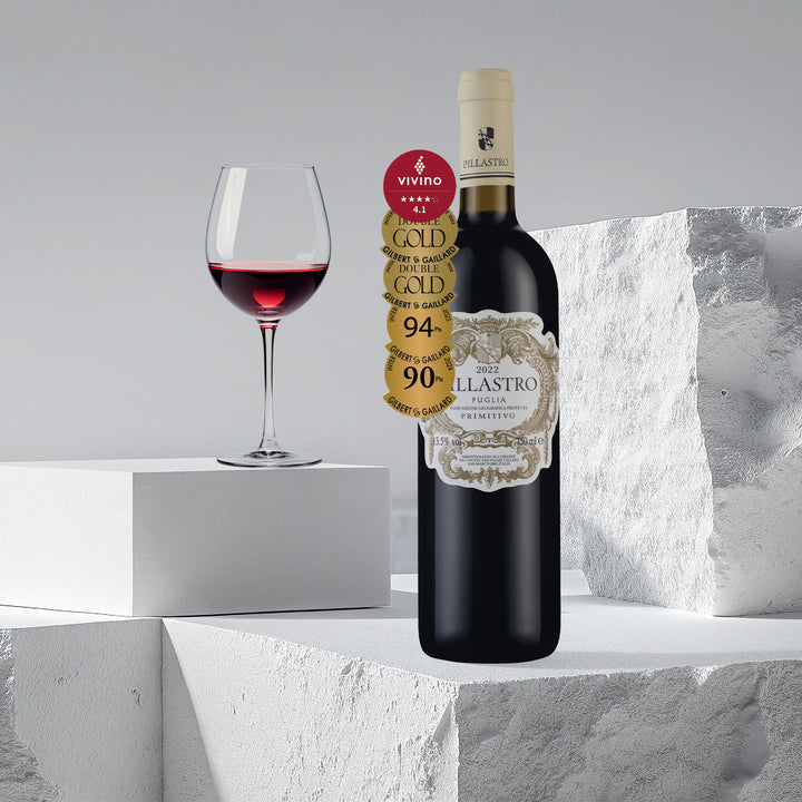 [5986 7/10 Wine Subscription Renew] M&M(7+) 2: Pillastro Primitivo Puglia 2022