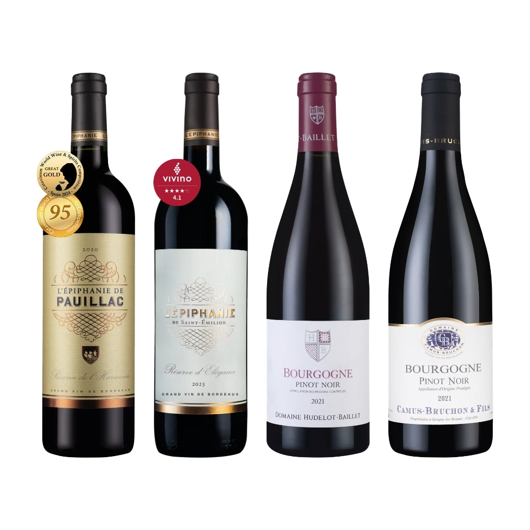 【葡萄酒顧問推薦】極致珍稀法國頂級精品名酒4瓶