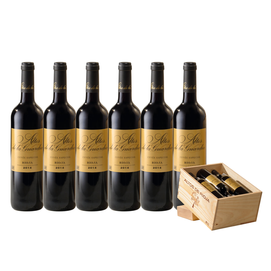 【葡萄酒顧問推薦】Altos De La Guardia Cuvée Especial Rioja 2014 6瓶 (木箱包裝)