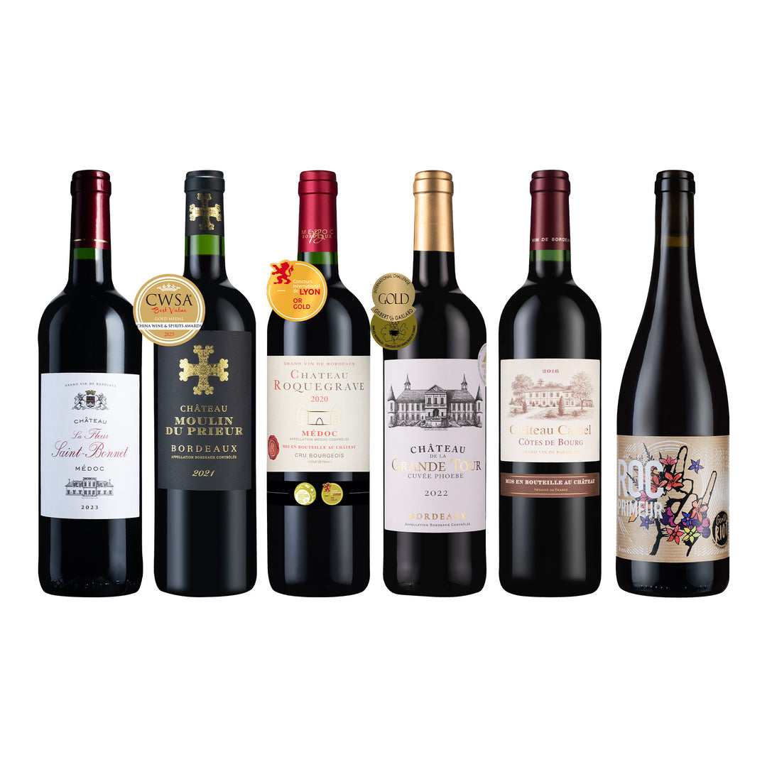 殿堂級波爾多名釀組 6瓶