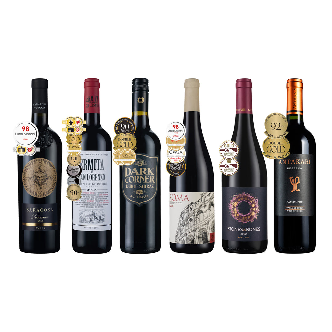 環球90+ 高分紅酒特選 6瓶