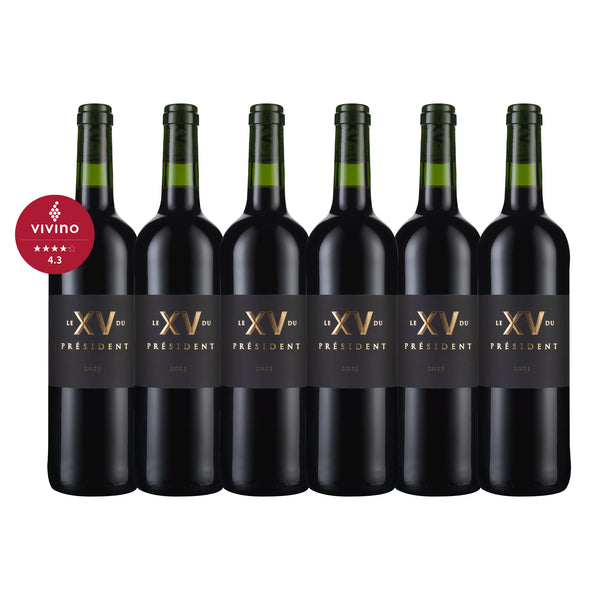 【LINE限定】南法重量級紅酒之王Le XV du Président 2023 6瓶