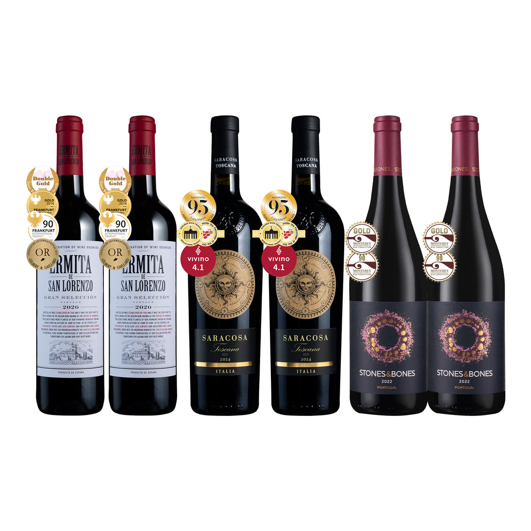 拉丁情人 90+ 高分完美組合 6瓶